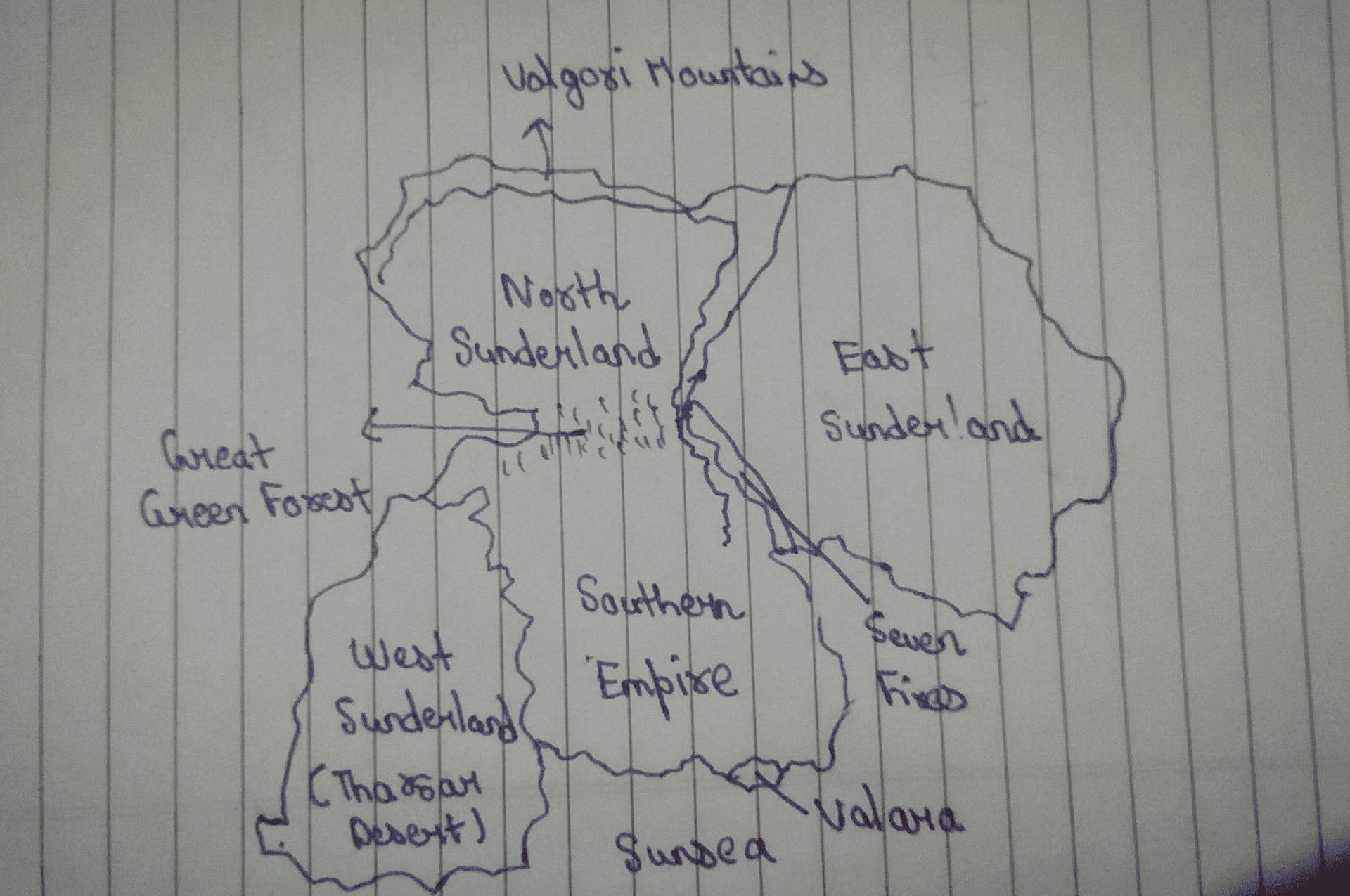 Map of Sunderland