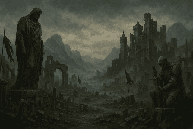 Rise and fall of mortal kingdoms and forgotten cities.